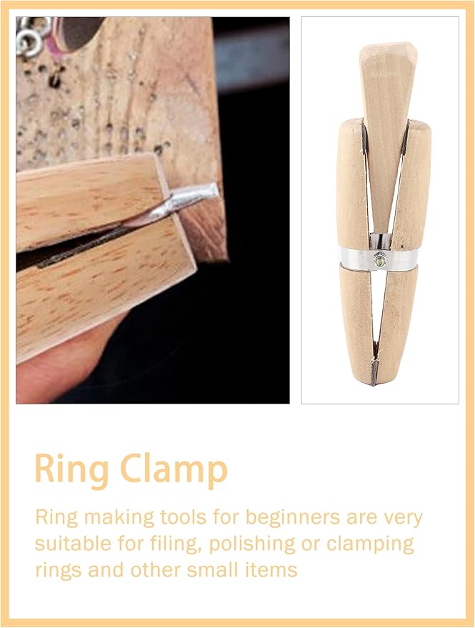 KooingTech Ring Clamp, Wire Wrapping Tools, Jewelry Clamp Suitable for Gripping and Fixing Various Small and Delicate Components