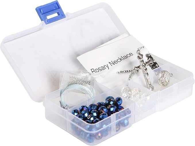 Linpeng Fiona Metallic Crystal Beads Rosary DIY Kit