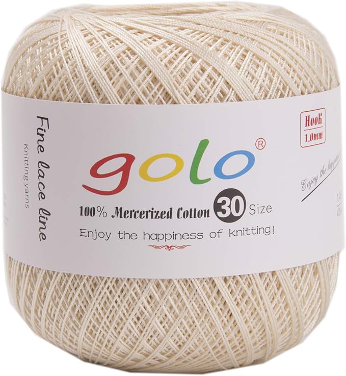 golo Crochet Thread for Hand Knitting 100% Cotton Yarn for Knitting 702