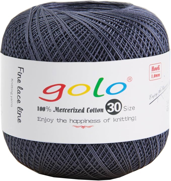 golo Crochet Thread Crochet Yarn for Hand Kniting Tatting Yarn 210