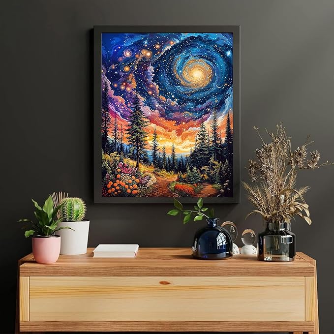 cviokrdu Landscape Paint by Numbers Kit for Adults - Scenery Adult Paint by Number Kits on Canvas, DIY Oil Painting for Gift Home Wall Decor (16x20inch)
