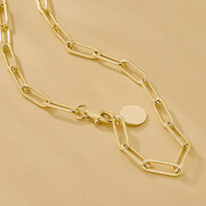 Gold Jewelry Making Lobster Claw 10mm, 23PCS Italian Rectangle Trigger Clasps with Open Jump Rings Set, Small Necklaces Bracelet Connector Gold Clasp Supplies 925 Sterling Silver Jewelry Finding Set