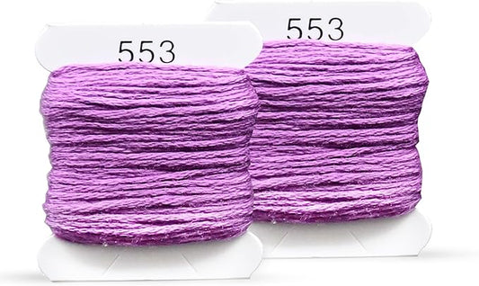 Embroidery Floss Kit and Refills - Cotton Threads - DMC Color Coding for Cross Stitch, String Crafts, Friendship Bracelets