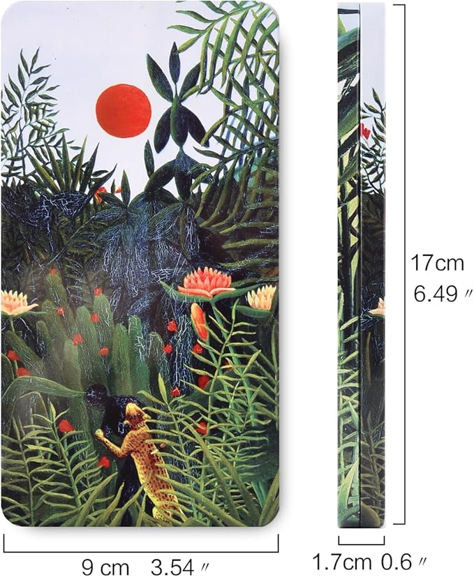 40Pcs Empty Half Pans with Magnetic Stripe Watercolor Paint Travel Tin Palette Case, Artist Paints Half Pan Kits for DIY Watercolor Oils or Acrylics Painting Art Drawing Jungle
