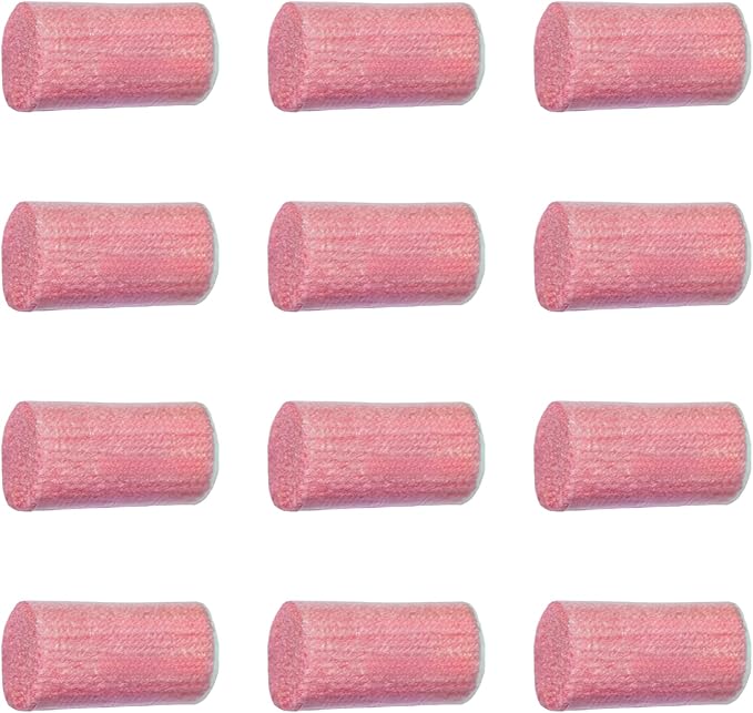 Yglnden 12 Bundles Latch Hook Kit Colorful Yarn Bundles Cut Rug DIY Latch Hook Yarn for Handmake Craft Sewing Knitting for Adults (Pink#02)
