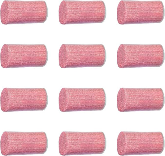 Yglnden 12 Bundles Latch Hook Kit Colorful Yarn Bundles Cut Rug DIY Latch Hook Yarn for Handmake Craft Sewing Knitting for Adults (Pink#02)