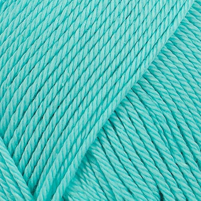 5 Skein/Pack Schachenmayr (SMC) Catania Originals Yarn, Each Ball 1.76 Oz (50gr) / 136 Yards (125 m), 100% Mercerized Cotton for Knitting and Crochet Yarn, Sport Weight, 432 - Tiffany