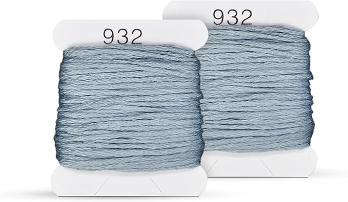 Embroidery Floss Kit and Refills - Cotton Threads - DMC Color Coding for Cross Stitch, String Crafts, Friendship Bracelets