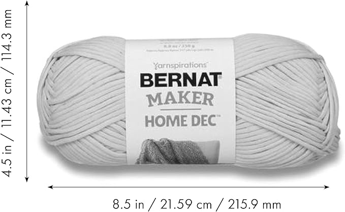 Bindertek Bernat Maker Home Dec Nautical Varg Yarn - 2 Pack of 250g/8.8oz - Cotton - 5 Bulky - 317 Yards - Knitting/Crochet, Pink