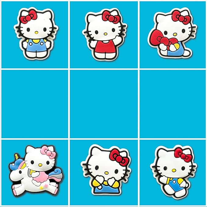 Cat School Cartoon DIY Silicone Focal Beads for Pen Making, Cartoon Bead Pen Charms, Keychain Jewelry Craft Kit for Teen Adults (14Pcs Black)