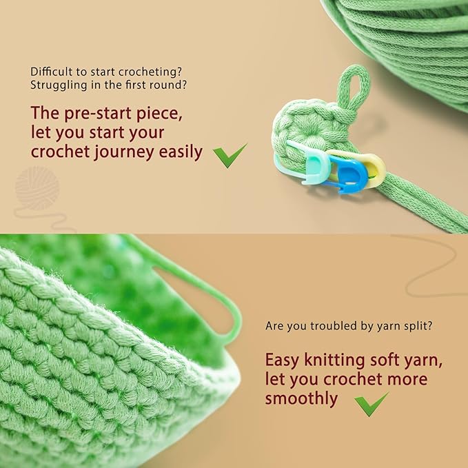 CrochetBox Crochet Kit for Beginners Adults - Pug Starters Crochet Kit, Beginners Crocheting Kitting for Adults Teen, Craft Gifts with Crochets Yarns, Hook, Step-by-Step Video, Instruction