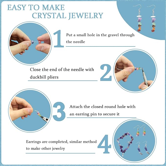 RUOMOXI Y Jewelry Making Supplies Kit for Adults - 1200 Crystal Beads, Jewelry Pliers, Earring Hooks, Necklace Clasp, Beading Wire - DIY Bracelets/Earrings/Rings for Thanksgiving, Christmas,Birthdays