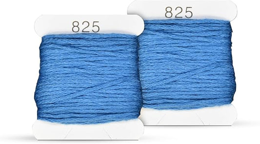 Embroidery Floss Kit and Refills - Cotton Threads - DMC Color Coding for Cross Stitch, String Crafts, Friendship Bracelets