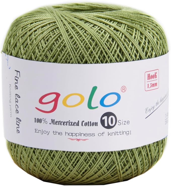 golo Crochet Thread Crochet Yarn for Crocheting Cotton Yarn for Hand Knitting 203