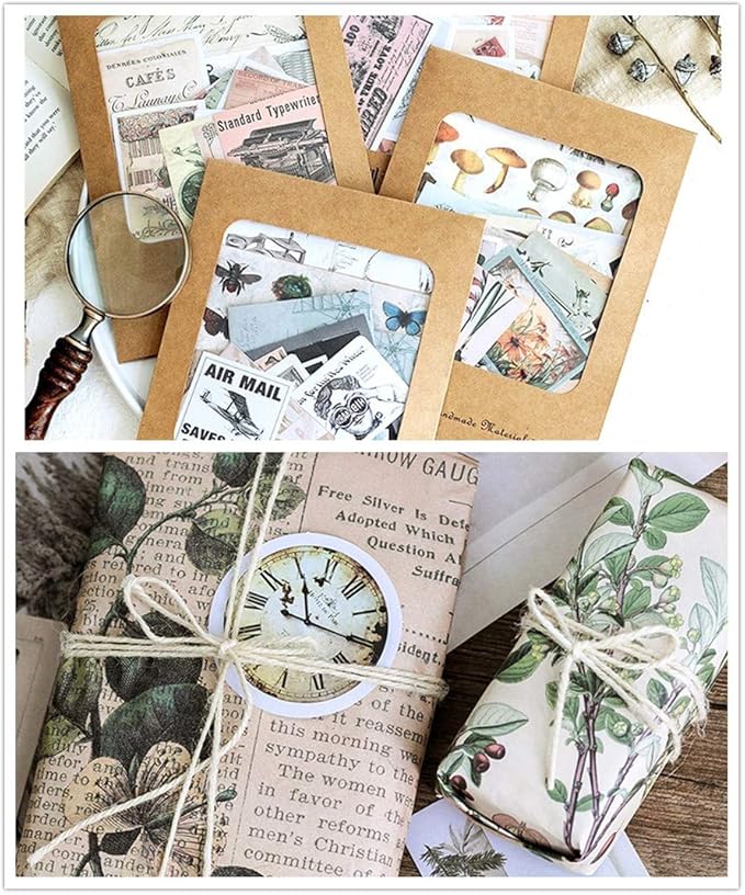 Aesthetic Stickers for Journaling and Scrapbooking, Retro Anatomy Ephemera Paper, DIY Collage Kit Embellishments, Vision Board Supplies for Adults, Vintage Scrapbook Pack
