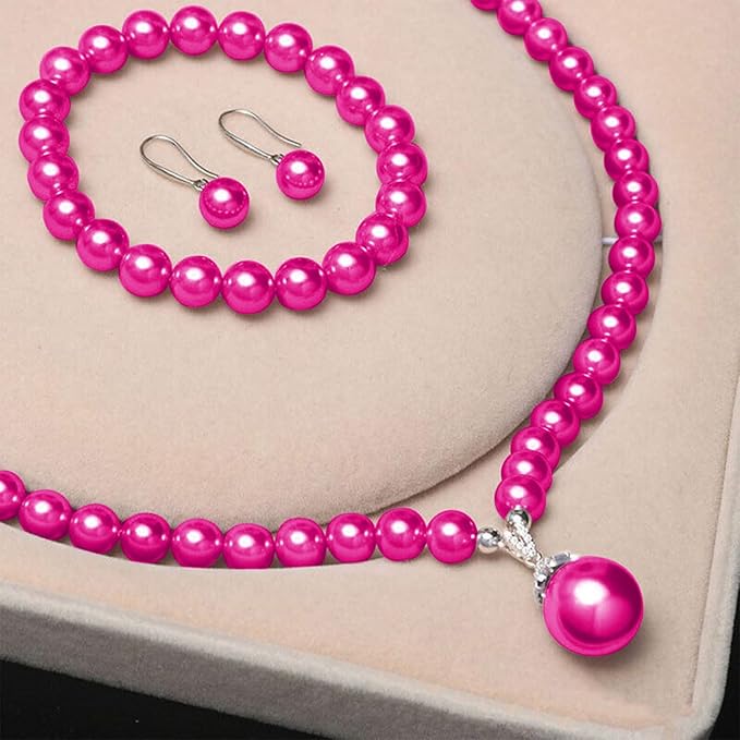 2116 PCS Pearl Beads for Bracelet Making Kit Gold Beads for Jewelry Making Kit Gold Small Spacer Bead Rose Red Pearl Bead for Crafting Charms Necklace Earrings DIY Craft for Women Adult