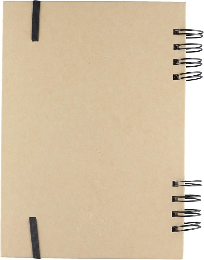 Hahnemuhle Kraft Paper Sketch Book A5 (8.3x5.8 inches) 120gsm 80 Sheets/160 Pages