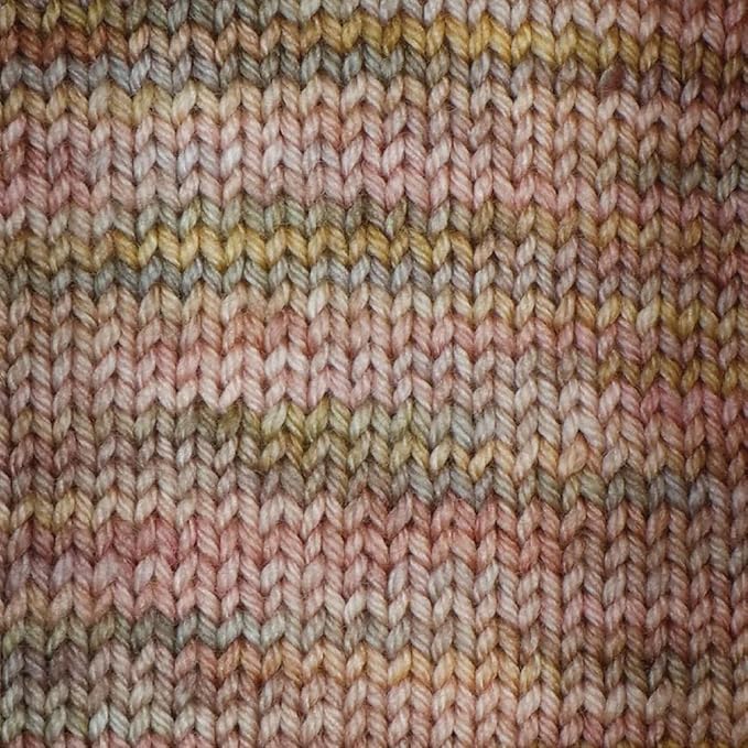 KnitPro Symfonie Fingering Weight Hand Dyed Variegated Yarn Skein | Extra Fine Merino Wool & Polyamide Blend for Knitting & Crocheting, Oeko-TEX Certified 400m, 100g | Terra Moonlit Glow