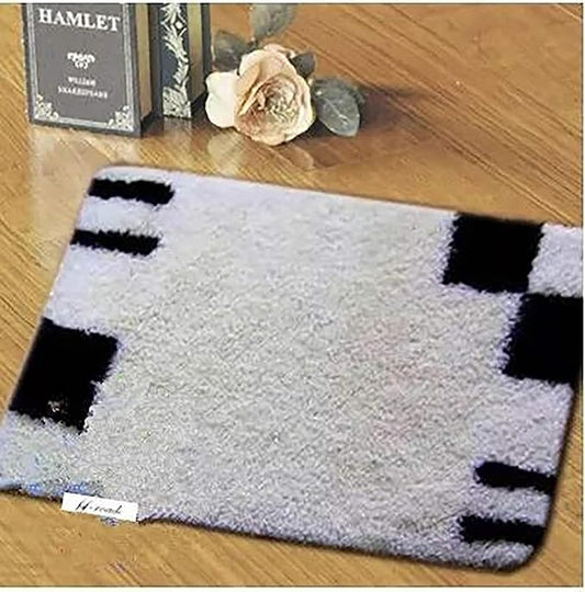 ZFFLYH Latch Hook Kits DIY Crochet Yarn Rugs Tapestry Hooking Needlework Crafts Arts Kit Color Preprinted Pattern Home Decoration Festival Gift for Adults and Kids