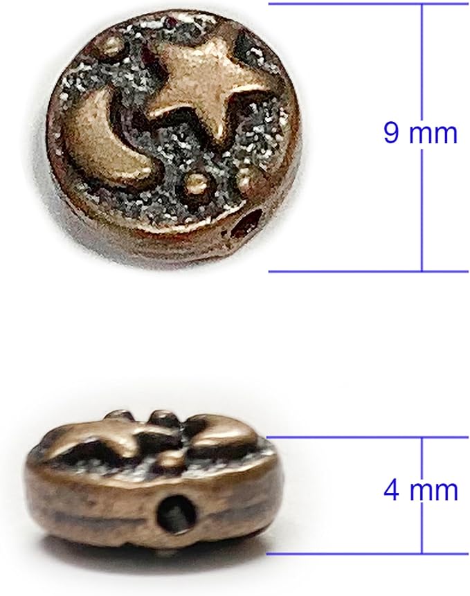 Copper Spacer 9mm Flat Beads for Jewelry Making Supplies for Adults Small Seed Bead for Necklace Earring Bracelet Making Kit Bulk Silver Jewelry Set 69pcs