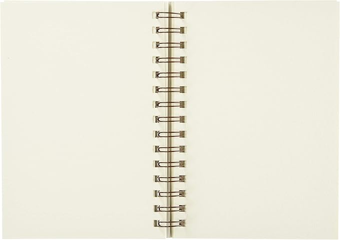 Strathmore Wire Bound Visual Journal, 140 lb. Cold Press Watercolor Paper, 5.5 X 8 inches, White, 22 Sheets (460-55)