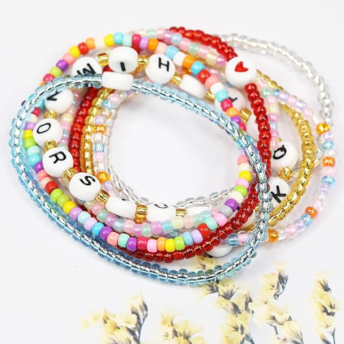 Bala&Fillic Size 3mm Seed Beads About 7200pcs in Box, 8/0 Glass Silver Lined Seed Beads for Making Bracelet Necklace Earring Jewelry (About 300pcs/Color, 24 Colors)