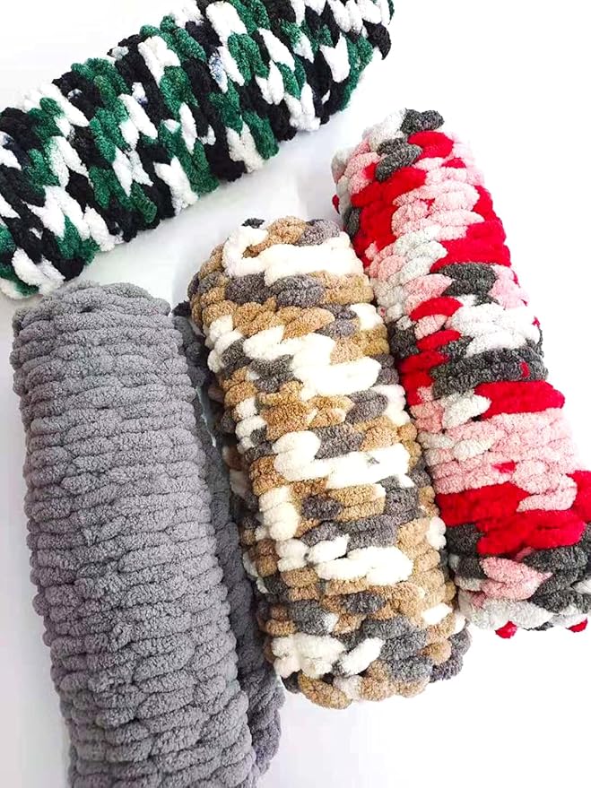 DDL&HEXI 3 of Loop Yarn Finger Knitting Yarn (105)