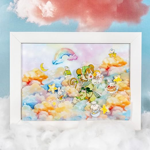 Dreamy Cloudscape PET Tape Set, 6 Rolls of Sky-Themed Stickers for Scrapbooking, Junk Journaling, DIY Crafts, and Art Supplies
