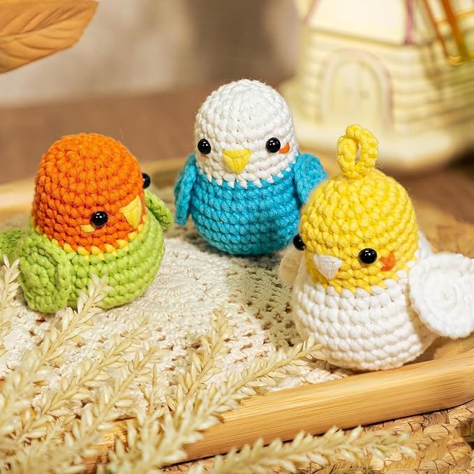 Kovarela Crochet Kit for Beginners Adults – Easy All-in-One Starter Pack with Fun Video Tutorials, Extra Yarn & Tools – DIY Amigurumi Craft Gift (Craft & Chill Edition)