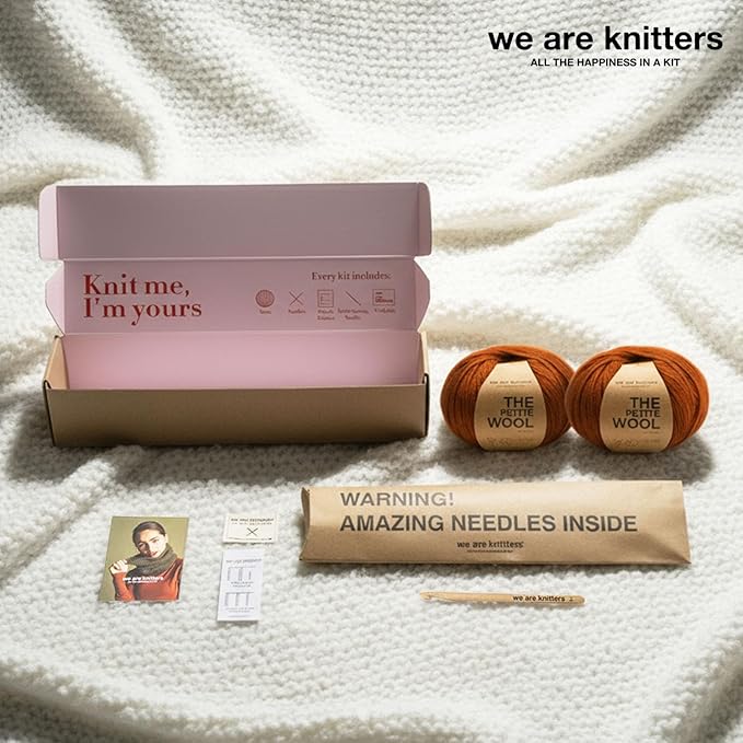 We Are Knitters Osiris Snood Kit | Beginner Crochet Gift Kit | Easy Warm Winter Snood | Stylish DIY Handmade Accessory Set Cozy Relaxing Craft GiftPro
