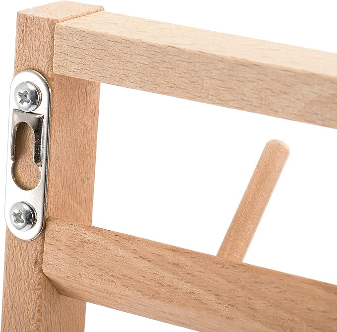 Tosnail Large 2 Pack Wooden Thread Racks, 48 Spools Wall Mount Storage Organizer for Sewing & Embroidery
