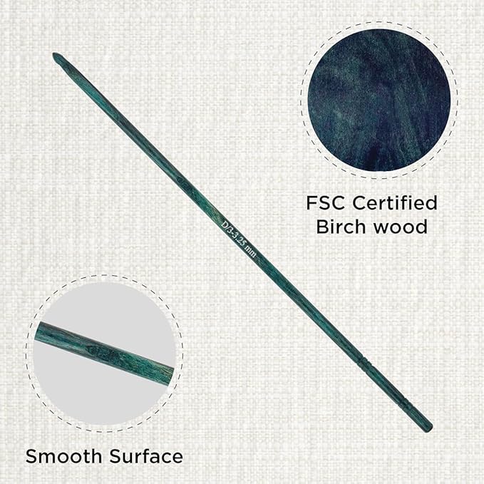 KnitPro Dreamz Single-Ended Crochet Hook | US Size D (3.25mm)