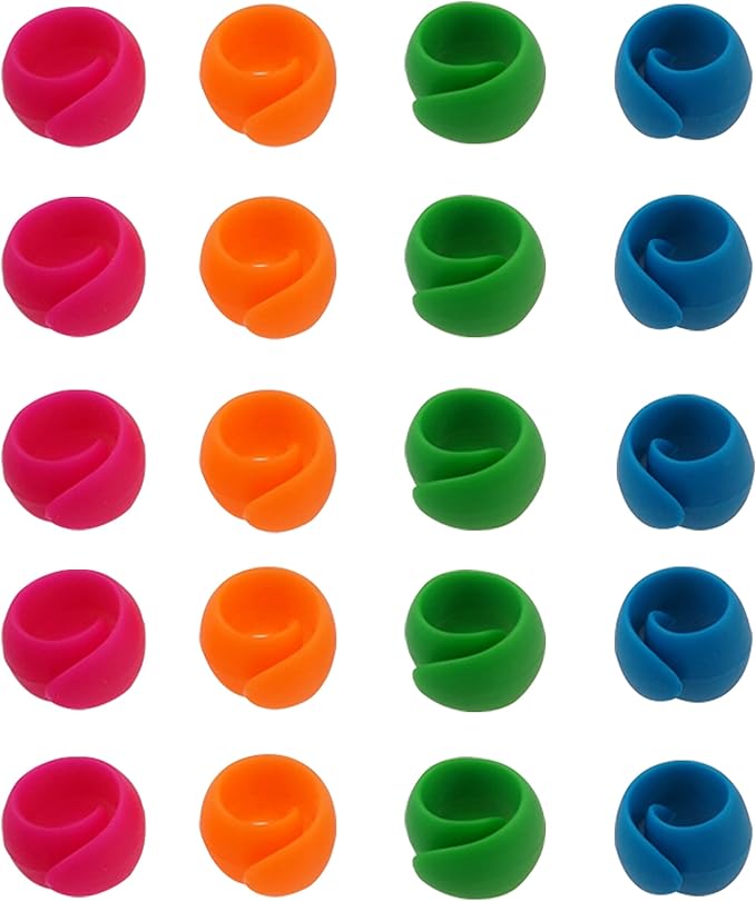 New Brothread 20pcs Thread Spool Savers/Spool Huggers - Prevent Tails from Unwinding - No Loose Ends for Sewing and Embroidery Machine Thread Spools