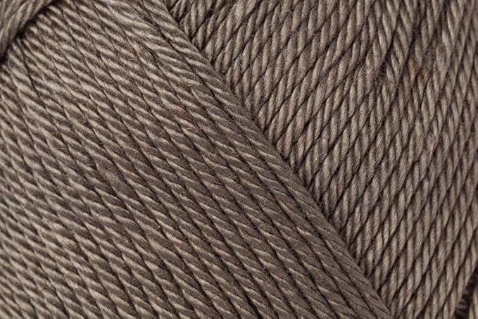 5 Skein/Pack Schachenmayr (SMC) Catania Originals Yarn, Each Ball 1.76 Oz (50gr) / 136 Yards (125 m), 100% Mercerized Cotton for Knitting and Crochet Yarn, Sport Weight, 387 - Fango
