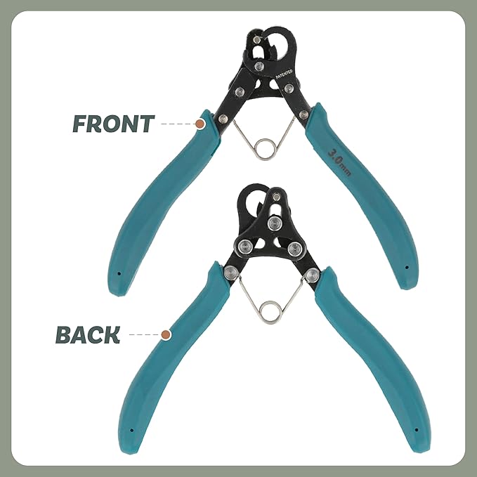 The Beadsmith Original One Step Looper – Create and Trim Consistent 3 mm Loops for Jewelry Making, Use With 24-18g Craft Wire (Patented)