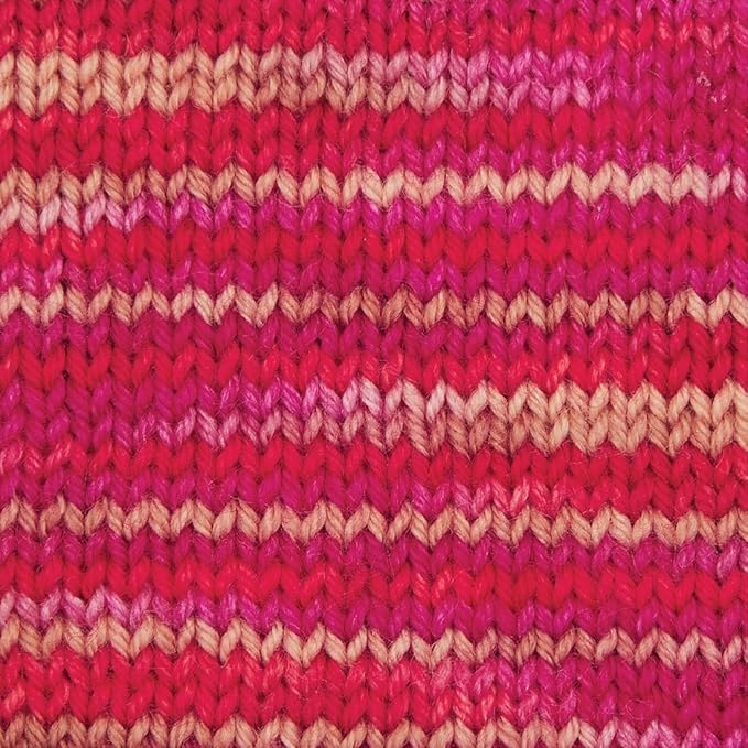 KnitPro Symfonie Fingering Weight Hand Dyed Variegated Yarn Skein | Extra Fine Merino Wool & Polyamide Blend for Knitting & Crocheting, Oeko-TEX Certified 400m, 100g | Terra Rhubarb