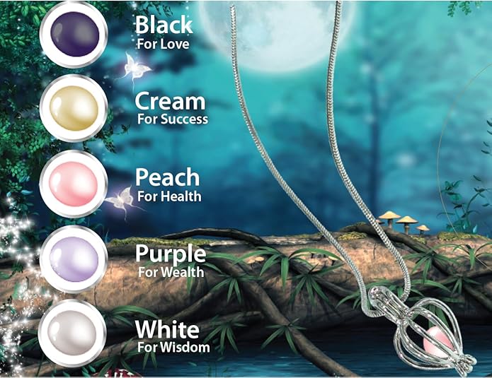 Precious Pearl by My Inspirations – Elegant Pendant & 20" Rhodium-Plated Chain Cultured Pearl in Oyster Necklace Kit, Unique Gift Set