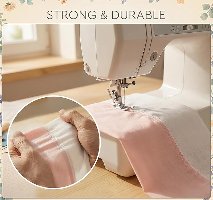 ilauke 36pcs Sewing Machine Bobbins with Case and Measuring Tape Prewound Bobbin Thread Assorted Colors Size A Class 15 Bobbins for Brother/Singer/Babylock/Janome