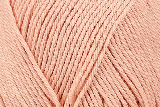 5 Skein/Pack Schachenmayr (SMC) Catania Originals Yarn, Each Ball 1.76 Oz (50gr) / 136 Yards (125 m), 100% Mercerized Cotton for Knitting and Crochet Yarn, Sport Weight, 433 - Rose Gold