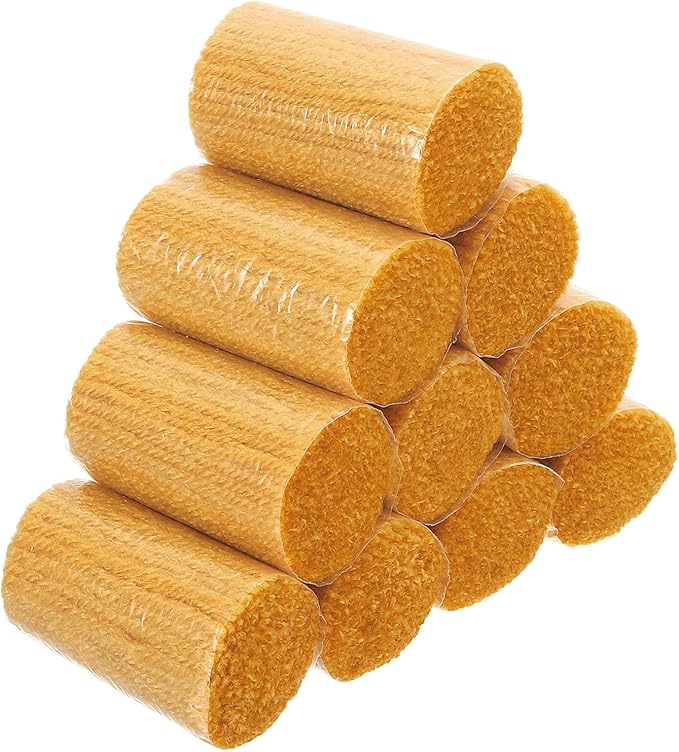 PATIKIL 10 Rolls Latch Hook Yarn Kit - Precut Rugs Yarn for Crochet Bundles, Tapestry DIY Craft - Adults Beginners Rug Making - Brown