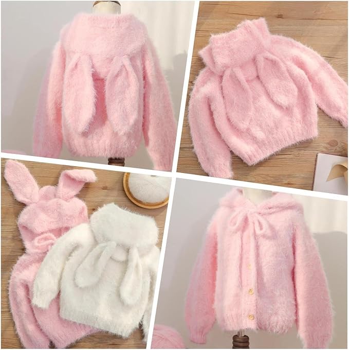 Snowbaby Wool Acrylic Blend Long Pile Yarn,(Worsted) Warm and Luxurious Fuzzy yarn for knitting and crocheting DIY Hats Scarves Sweaters, 2 * 3.52oz/100g 207yds(09-Sakura Pink)