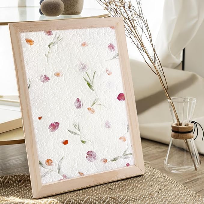 Caydo 3 Pieces Paper Making Frame Kit, Papermaking Mould and Deckle with Mesh, Absorbent Paper and Sponge for Kids Adults Supplies A4 A5 A6 (5 x 7 Inches, 7.5 x 9.8 Inches, 9.8 x 13 Inches)