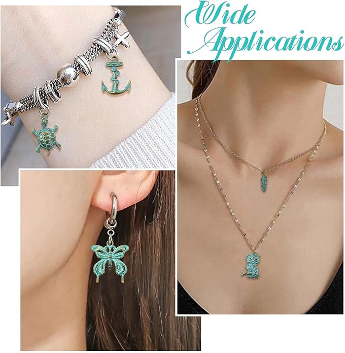 Antique Silver Cross Drink Insect Animal Theme Charms for DIY Jewelry Bracelet Necklace Earring Keychain Decor