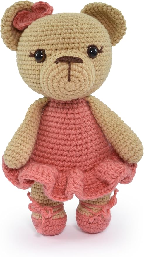 CIRCULO Amigurumi Crochet Kit - Cuddly Teddy Bears - All Included, Easy Instructions - Intermediate - Premium Amigurumi Yarn for Crocheting – Elise
