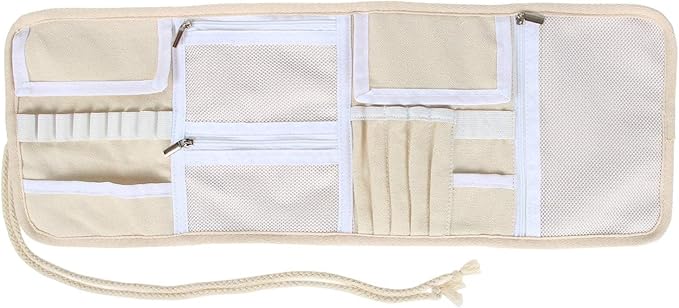 Teamoy Crochet Hook Case, Roll Bag Holder Organizer for Various Crochet Needles and Knitting Accessories, Cartoon Cats