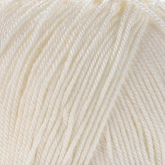 Silky Touch Acrylic Yarn - Soft Sport Weight Yarn for Crochet & Knitting - 100g / 383yds - 100% Microfiber Acrylic - Lightweight Fine Smooth Yarn(Brown - Light Cream, 4 Skeins)
