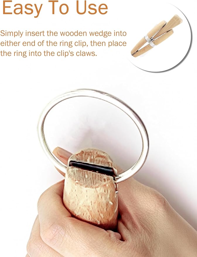 KooingTech Ring Clamp, Wire Wrapping Tools, Jewelry Clamp Suitable for Gripping and Fixing Various Small and Delicate Components