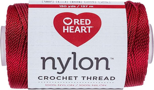 Red Heart Crochet Thread Nylon 1 Pack of Crochet - Nylon - Size 18-150 Yards - Knitting/Crochet