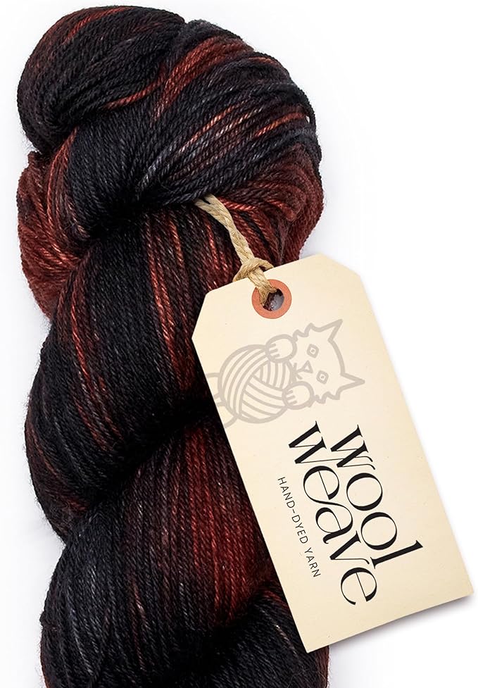 Superwash Merino Wool Yarn for Knitting & Crocheting - Hand Dyed Yarn, 100gr, 240 Yards Dk Weight Yarn - Luxurious, Soft & Durable