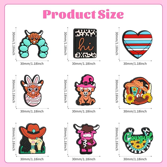 Silicone Focal Beads for Pens Cow Accessory Kit 60 Pcs Colorful Round Beads for Keychain Making Bracelet Necklace Handmade Crafts